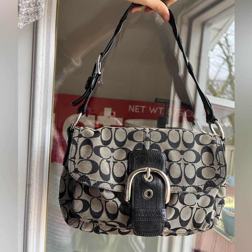 COACH BAG WITH BRAIDED STRAP